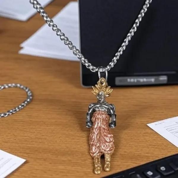 Dragonball Z Goku Inspired Pendant with Chain