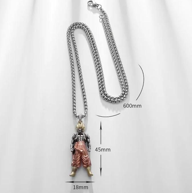 Dragonball Z Goku Inspired Pendant with Chain